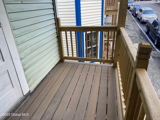629 Lang St, Schenectady, NY 12308 - view of wooden deck