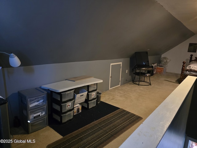 2922 Halsey Dr, Schenectady, NY 12304 - additional living space featuring carpet floors and lofted ceiling