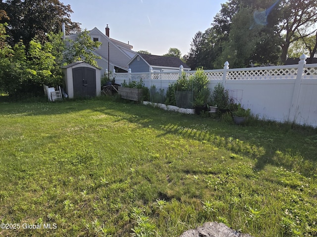 2922 Halsey Dr, Schenectady, NY 12304 - fenced backyard with a storage shed