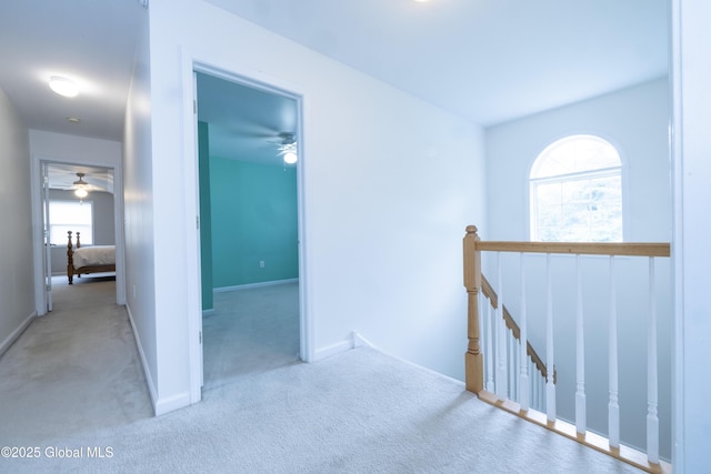 22 Santee Dr, Wilton, NY 12831 - hallway featuring an upstairs landing and carpet flooring