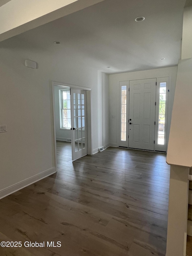 LOT19 Windrow Way, Halfmoon, NY 12118 - foyer with wood finished floors, french doors, and recessed lighting