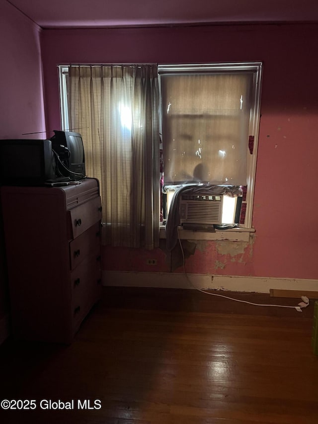 13 Wheeler, Canajoharie Village, NY 13317 - bathroom featuring hardwood / wood-style floors and cooling unit