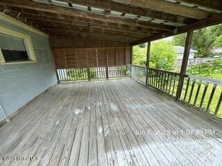 82 Mettowee St, Granville, NY 12832 - view of wooden deck