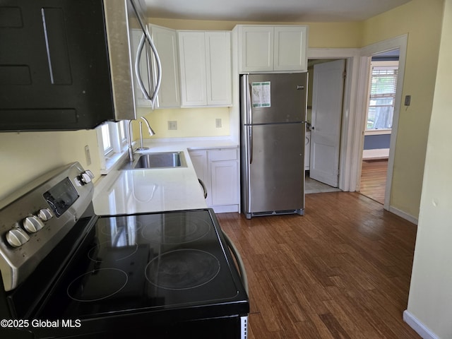218 Sixteenth St, Schenectady, NY 12306 - kitchen with appliances with stainless steel finishes, plenty of natural light, and white cabinetry