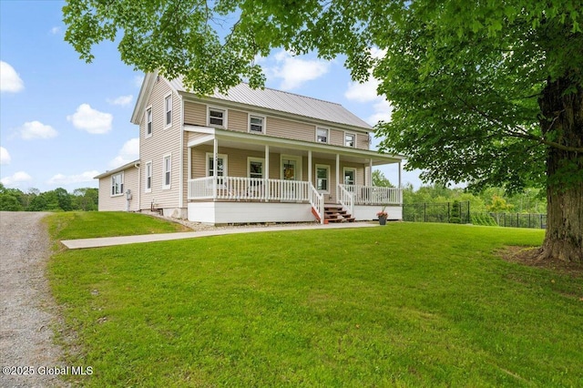 344 Fortsville Rd, Moreau, NY 12831 - view of front facade featuring a porch