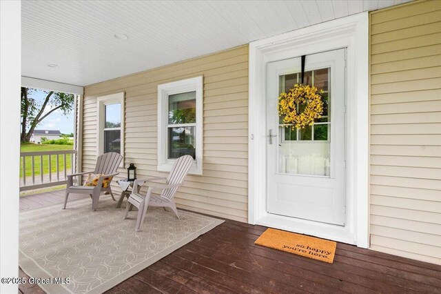 344 Fortsville Rd, Moreau, NY 12831 - view of exterior entry with covered porch