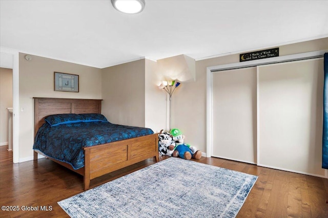 344 Fortsville Rd, Moreau, NY 12831 - bedroom with wood finished floors and a closet
