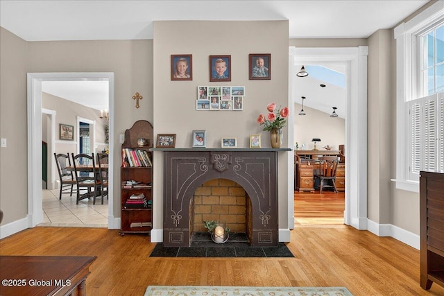 479 Loudon Rd, Colonie, NY 12211 - detailed view of wood finished floors and a chandelier