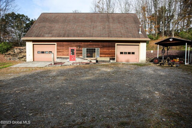 42 Stanton Rd, Jackson, NY 12873 - garage featuring driveway