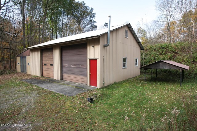 42 Stanton Rd, Jackson, NY 12873 - view of detached garage