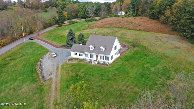 42 Stanton Rd, Jackson, NY 12873 - view from above of property featuring a forest