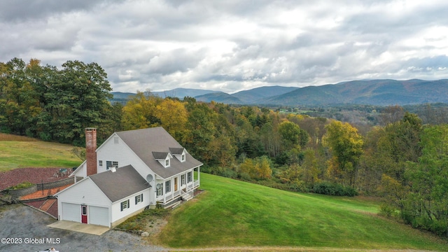 42 Stanton Rd, Jackson, NY 12873 - view of mountain backdrop with a forest