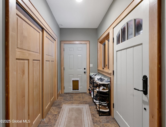 555 Trout Lake Rd, Bolton, NY 12824 - washroom with dark stone finish flooring