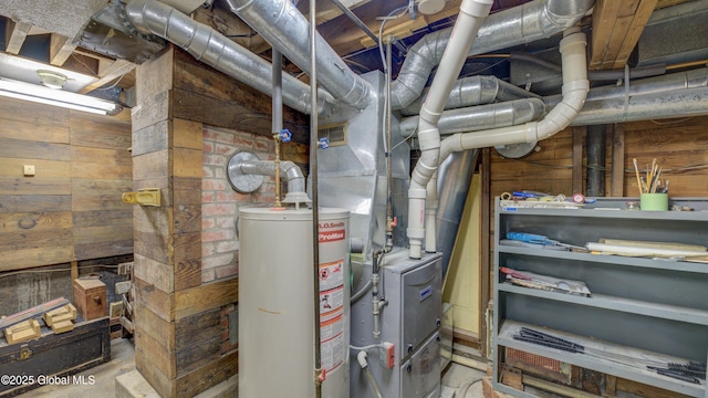19 High St, Fort Plain, NY 13339 - utility room featuring gas water heater