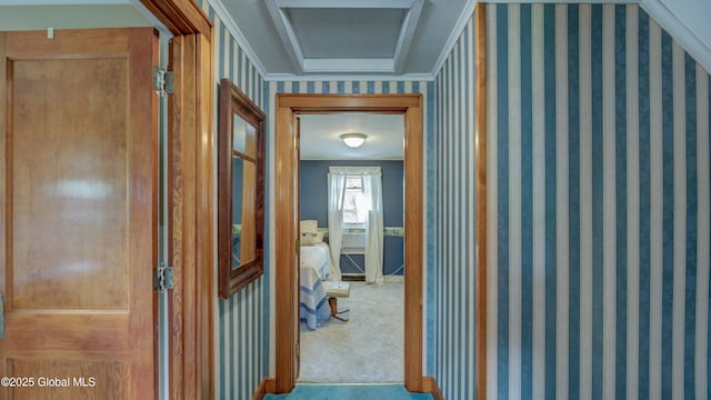 19 High St, Fort Plain, NY 13339 - hall with carpet floors