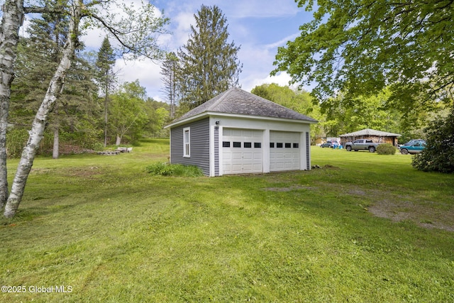 11 River St, Stamford, NY 12167 - view of detached garage