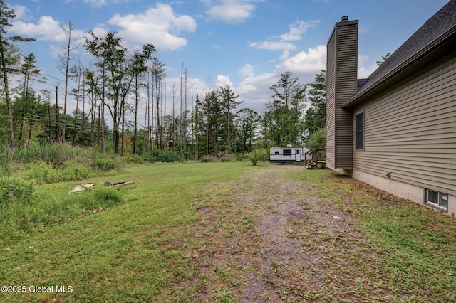 349 Methodist Farm Rd, Sand Lake, NY 12018 - view of green lawn featuring a deck
