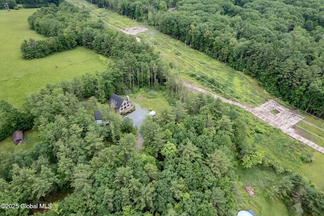 349 Methodist Farm Rd, Sand Lake, NY 12018 - aerial view of property and surrounding area featuring rural landscape and a heavily wooded area