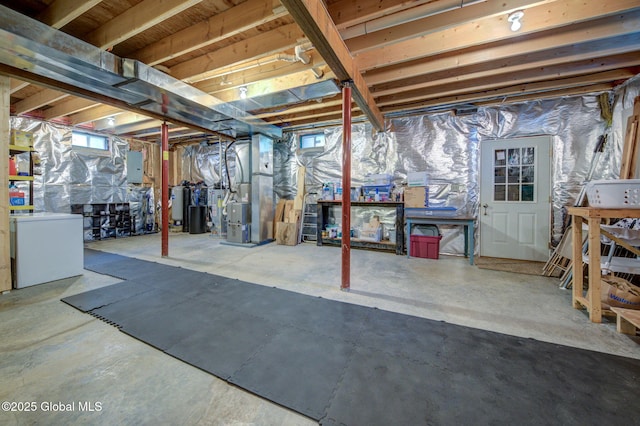 349 Methodist Farm Rd, Sand Lake, NY 12018 - unfinished basement with heating unit