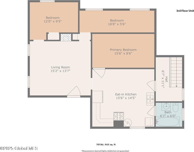 75-77 S 3rd St, Hudson, NY 12534 - view of floor plan / room layout