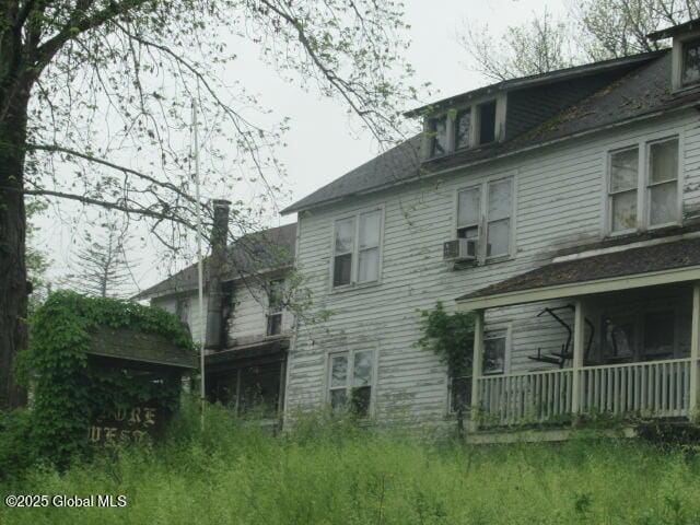 4185 County Route 48, Argyle, NY 12809 - back of property with cooling unit