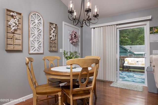 20 Quarry Circle Way, Kingsbury, NY 12839 - dining room featuring a chandelier and wood finished floors