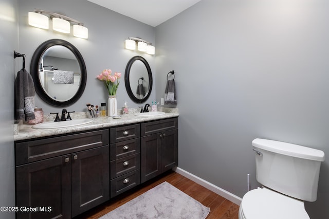 20 Quarry Circle Way, Kingsbury, NY 12839 - full bathroom with wood finished floors and double vanity