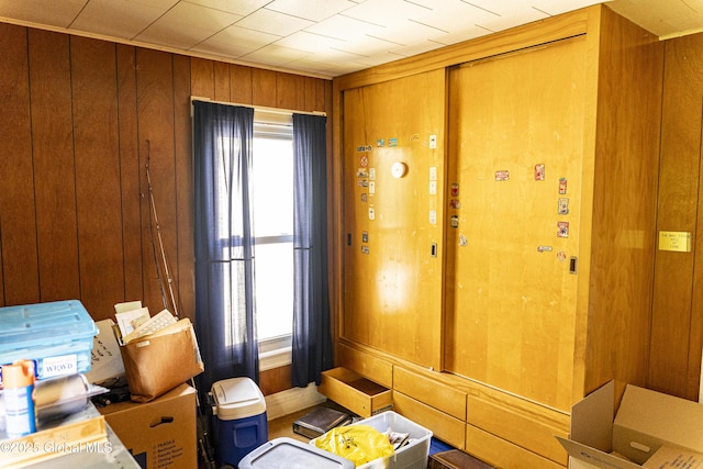 53 Broad St, Catskill, NY 12414 - bedroom with wooden walls