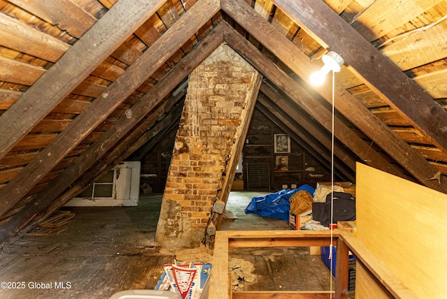 53 Broad St, Catskill, NY 12414 - view of unfinished attic