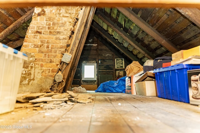 53 Broad St, Catskill, NY 12414 - view of unfinished attic