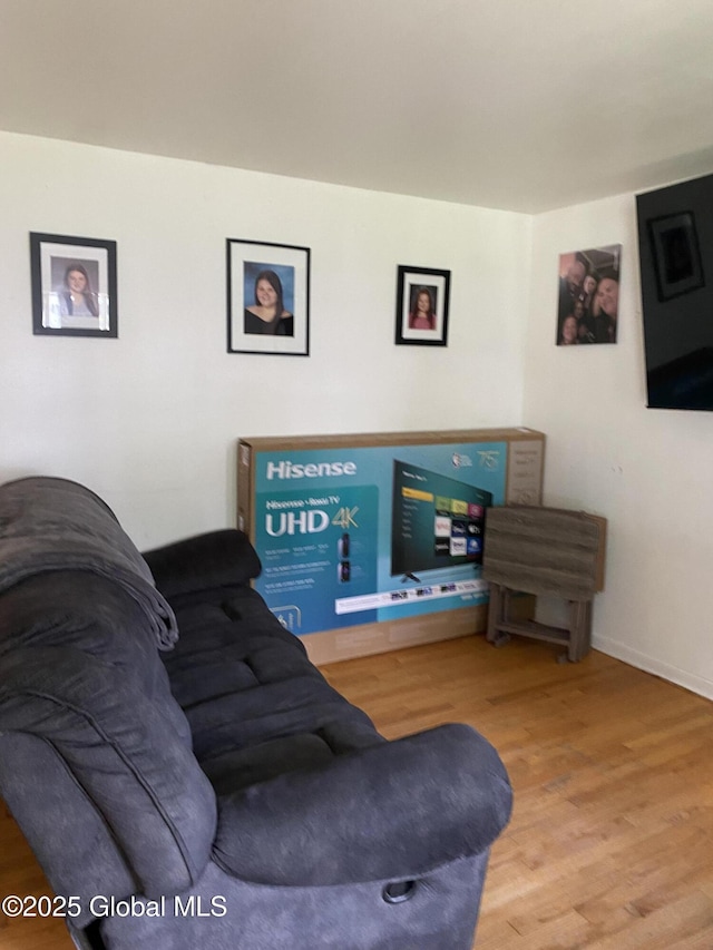 9 Brayton St, Colonie, NY 12205 - living room with wood finished floors