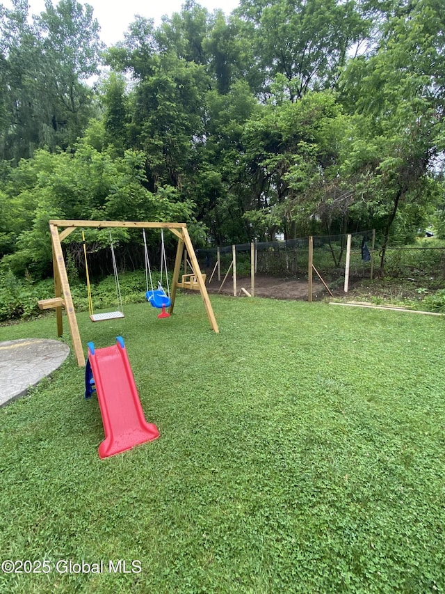 9 Brayton St, Colonie, NY 12205 - view of playground with a lawn