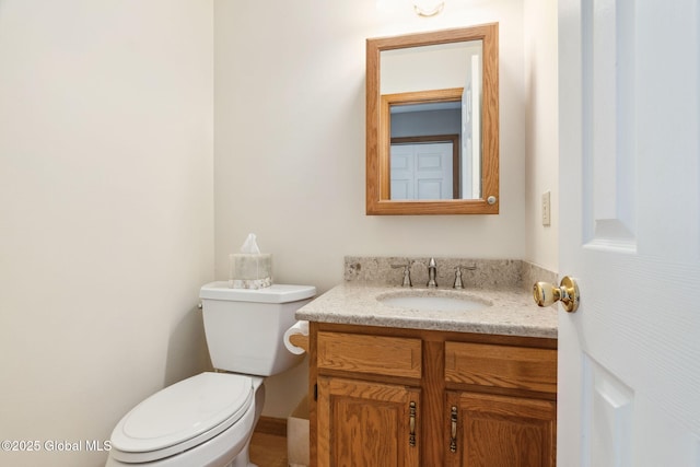77 Rotterdam Dr, Bethlehem, NY 12077 - bathroom with vanity and toilet
