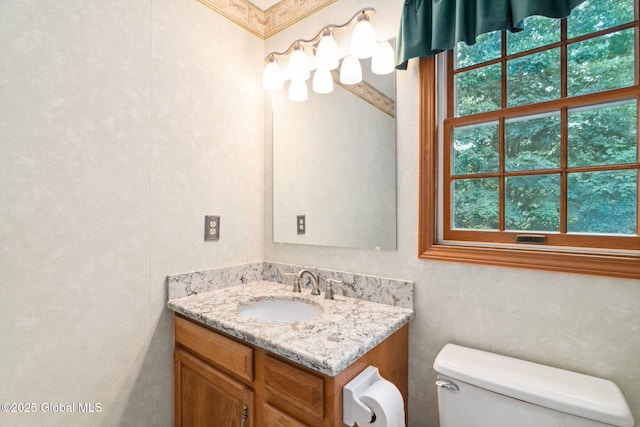 77 Rotterdam Dr, Bethlehem, NY 12077 - bathroom featuring vanity and toilet