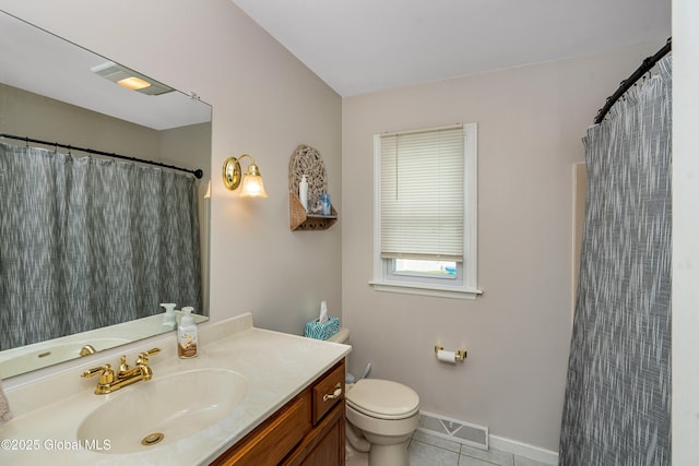 47 Comely Ln, Colonie, NY 12110 - full bath with vanity, tile patterned flooring, and a shower with curtain