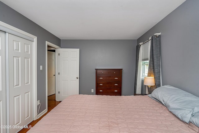 47 Comely Ln, Colonie, NY 12110 - bedroom featuring wood finished floors and a closet