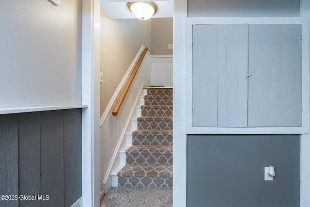 47 Comely Ln, Colonie, NY 12110 - staircase featuring carpet