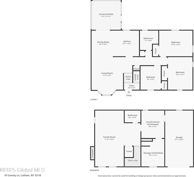 47 Comely Ln, Colonie, NY 12110 - view of property floor plan