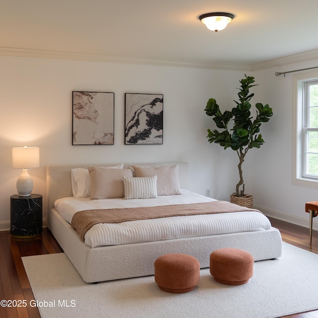 1 Arbor Dr, Guilderland, NY 12159 - bedroom featuring wood finished floors and crown molding