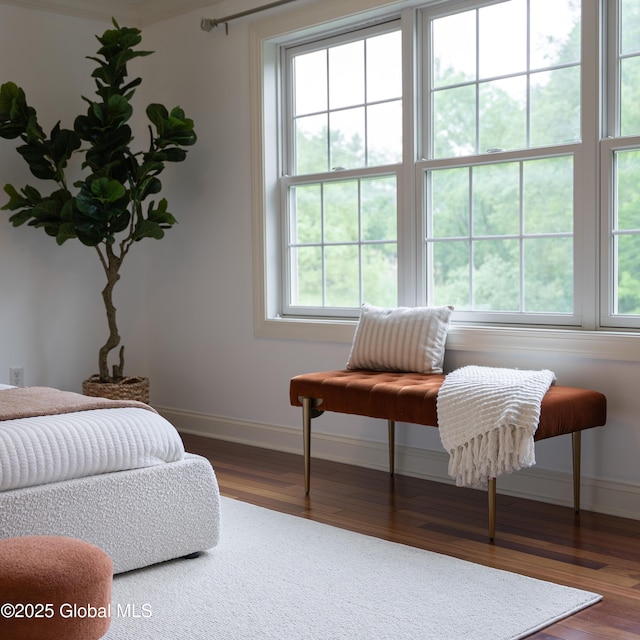 1 Arbor Dr, Guilderland, NY 12159 - sitting room with baseboards and wood finished floors
