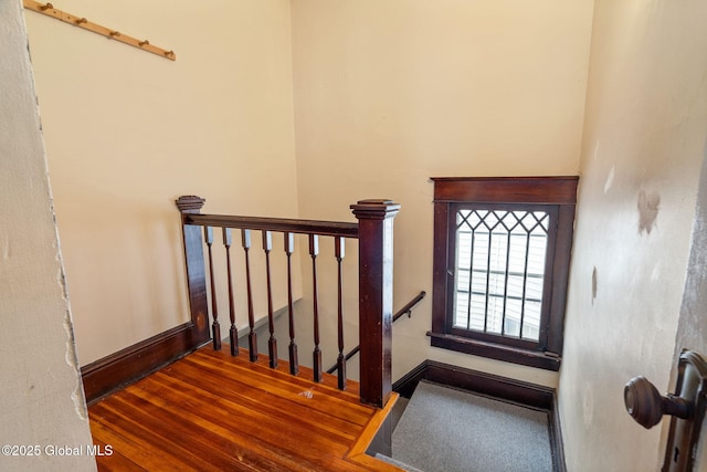 13 Barclay St, Albany, NY 12209 - stairs featuring wood finished floors and baseboards