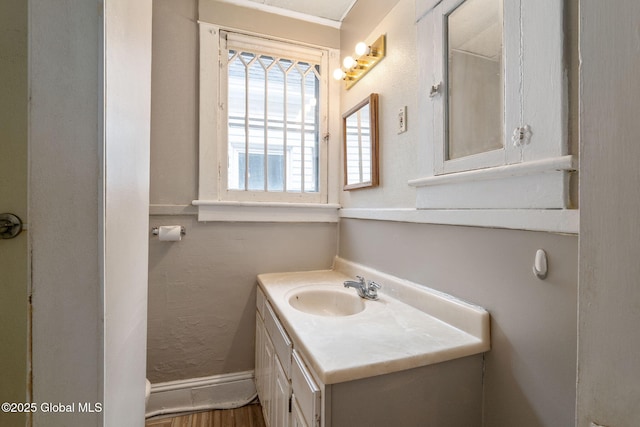 13 Barclay St, Albany, NY 12209 - bathroom with vanity and wood finished floors