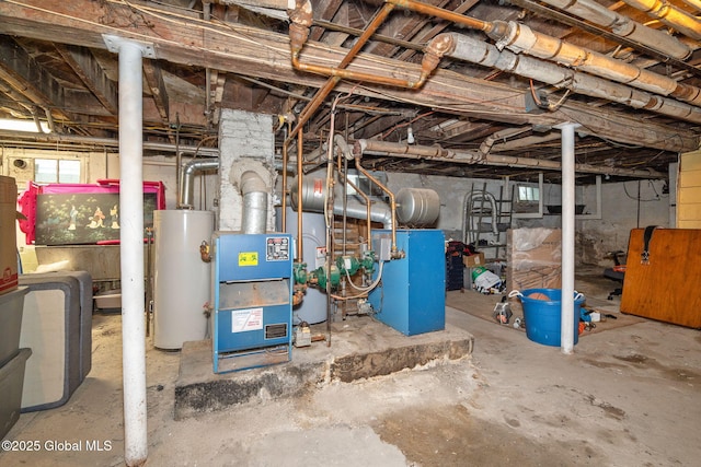 13 Barclay St, Albany, NY 12209 - below grade area featuring water heater