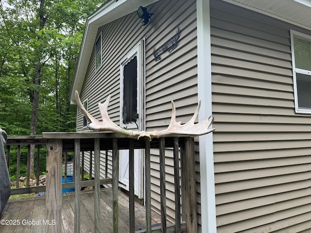 70 Cp A Way, Hartford, NY 12832 - view of side of home with a deck