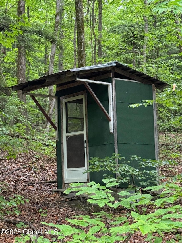 70 Cp A Way, Hartford, NY 12832 - view of shed featuring a view of trees