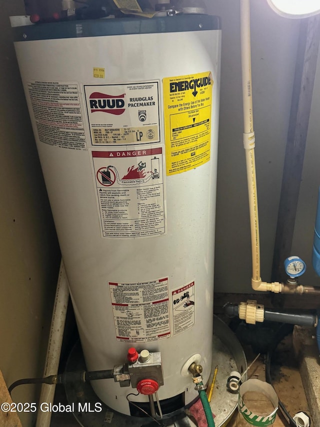 70 Cp A Way, Hartford, NY 12832 - utility room featuring gas water heater