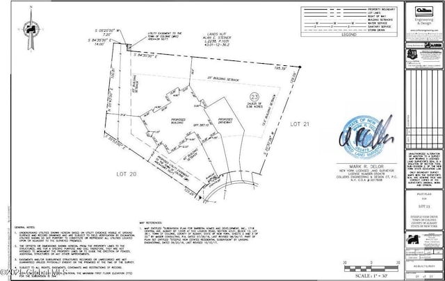 23 Steeple View Dr, Colonie, NY 12211 - survey map / technical document