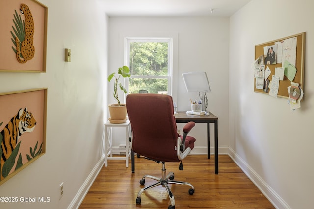 12 Mill St, Chatham, NY 12037 - office area with wood finished floors and baseboards