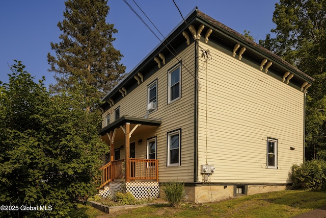 12 Mill St, Chatham, NY 12037 - view of home's exterior with cooling unit