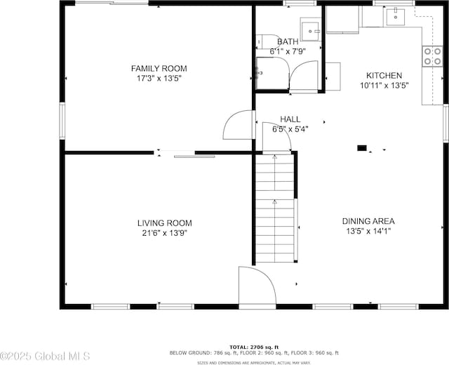12 Mill St, Chatham, NY 12037 - view of floor plan / room layout